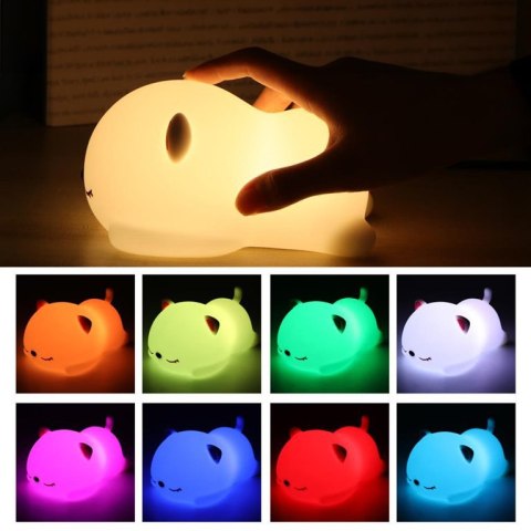 Silikonowa lampka nocna Misiek led rgb Silikonowa lampka nocna Misiek led rgb