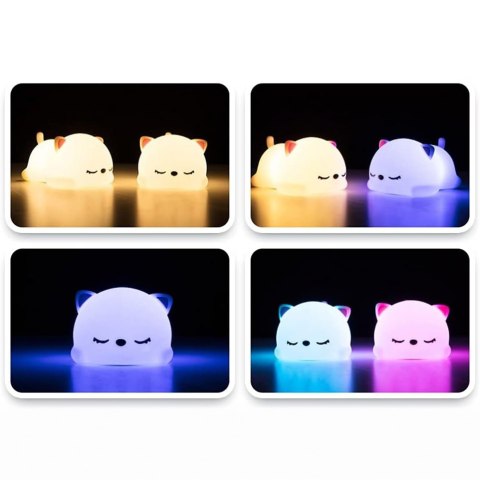 Silikonowa lampka nocna Misiek led rgb Silikonowa lampka nocna Misiek led rgb