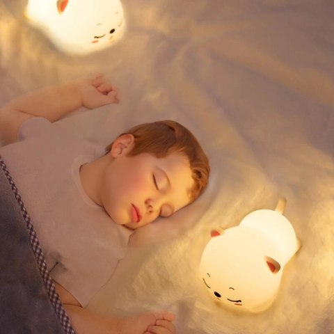 Silikonowa lampka nocna Misiek led rgb Silikonowa lampka nocna Misiek led rgb