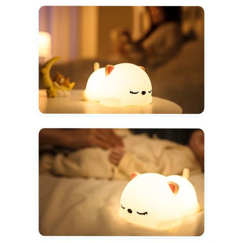 Silikonowa lampka nocna Misiek led rgb Silikonowa lampka nocna Misiek led rgb