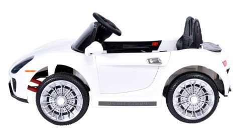 Samochód elektryczny kabriolet dla dzieci POR71 biały Samochód elektryczny kabriolet dla dzieci POR71 biały