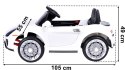 Samochód elektryczny kabriolet dla dzieci POR71 biały Samochód elektryczny kabriolet dla dzieci POR71 biały