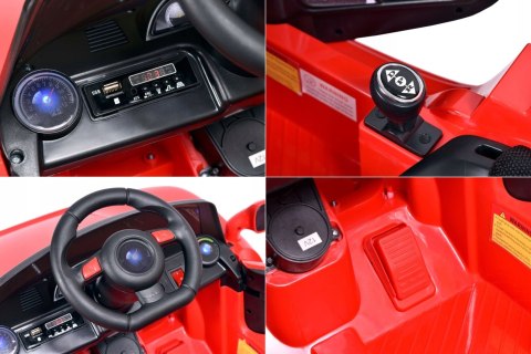 Samochód elektryczny kabriolet dla dzieci POR71 czerwony Samochód elektryczny kabriolet dla dzieci POR71 czerwony