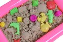 Piasek kinetyczny MAGIC SAND z piaskownicą i foremkami - naturalny Piasek kinetyczny MAGIC SAND z piaskownicą i foremkami - naturalny