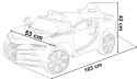 Samochód elektryczny dla dzieci BUGATTI niebieski Samochód elektryczny dla dzieci BUGATTI niebieski