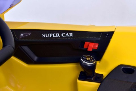 Samochód elektryczny kabriolet dla dzieci LAM11 żółty Samochód elektryczny kabriolet dla dzieci LAM11 żółty