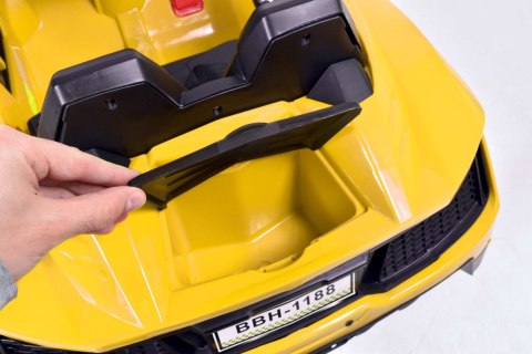 Samochód elektryczny kabriolet dla dzieci LAM11 żółty Samochód elektryczny kabriolet dla dzieci LAM11 żółty