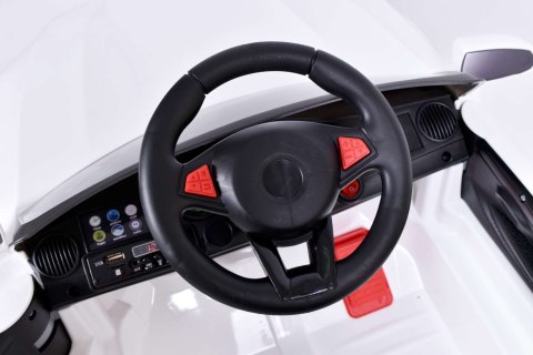 Samochód elektryczny kabriolet dla dzieci MAS12 biały Samochód elektryczny kabriolet dla dzieci MAS12 biały
