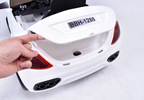 Samochód elektryczny kabriolet dla dzieci MAS12 biały Samochód elektryczny kabriolet dla dzieci MAS12 biały