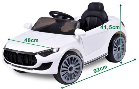 Samochód elektryczny kabriolet dla dzieci MAS12 biały Samochód elektryczny kabriolet dla dzieci MAS12 biały