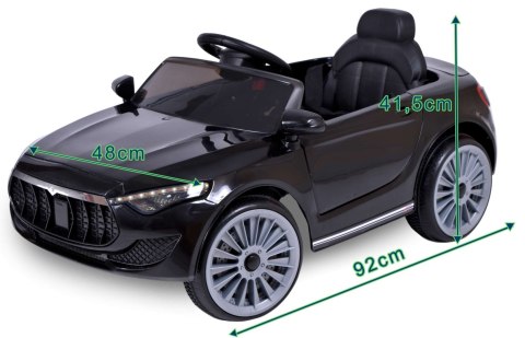 Samochód elektryczny kabriolet dla dzieci MAS12 czarny Samochód elektryczny kabriolet dla dzieci MAS12 czarny