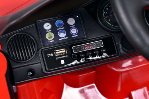 Samochód elektryczny kabriolet dla dzieci MAS12 czerwony Samochód elektryczny kabriolet dla dzieci MAS12 czerwony