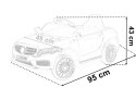 Samochód elektryczny kabriolet dla dzieci MER95 czarny Samochód elektryczny kabriolet dla dzieci MER95 czarny