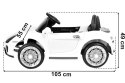 Samochód elektryczny kabriolet dla dzieci POR71 czarny Samochód elektryczny kabriolet dla dzieci POR71 czarny