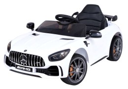 Samochód elektryczny dla dzieci MERCEDES AMG GTR biały
