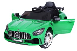 Samochód elektryczny dla dzieci MERCEDES AMG GTR zielony
