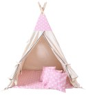 Namiot wigwam dla dzieci różowe tipi Namiot wigwam dla dzieci różowe tipi