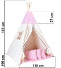 Namiot wigwam dla dzieci różowe tipi Namiot wigwam dla dzieci różowe tipi