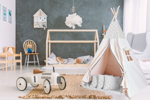 Namiot wigwam dla dzieci szare tipi Namiot wigwam dla dzieci szare tipi