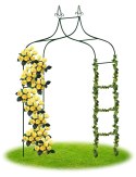 Pergola metalowa iglica ciemno-zielona