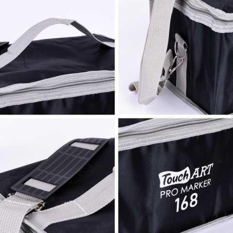 Markery alkoholowe pisaki zestaw 168 sztuk torba na ramię Markery alkoholowe pisaki zestaw 168 sztuk torba na ramię