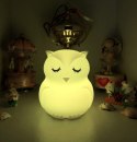 Silikonowa lampka nocna Sówka led rgb Silikonowa lampka nocna Sówka led rgb