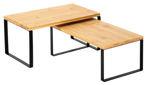 Zestaw 2 półek bambusowych GINGER Zestaw 2 półek bambusowych GINGER