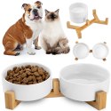 Ceramiczne miski dla psa 400ml 2x JAX białe Ceramiczne miski dla psa 400ml 2x JAX białe