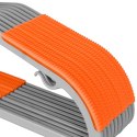 Wieszak Flexi komplet 10 sztuk szaro-pomarańczowy Wieszak Flexi komplet 10 sztuk szaro-pomarańczowy