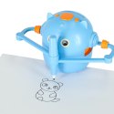 Robot edukacyjny interaktywny nauka rysowania pisania zestaw fiszki mazaki niebieski Robot edukacyjny interaktywny nauka rysowania pisania zestaw fiszki mazaki niebieski