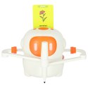 Robot edukacyjny interaktywny nauka rysowania pisania zestaw fiszki mazaki pomarańczowy Robot edukacyjny interaktywny nauka rysowania pisania zestaw fiszki mazaki pomarańczowy