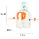 Robot edukacyjny interaktywny nauka rysowania pisania zestaw fiszki mazaki pomarańczowy Robot edukacyjny interaktywny nauka rysowania pisania zestaw fiszki mazaki pomarańczowy