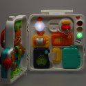 Tablica manipulacyjna sensoryczna montessori walizka pokrętła miś XXL światło dźwięk Tablica manipulacyjna sensoryczna montessori walizka pokrętła miś XXL światło dźwięk