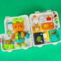 Tablica manipulacyjna sensoryczna montessori walizka pokrętła miś XXL światło dźwięk Tablica manipulacyjna sensoryczna montessori walizka pokrętła miś XXL światło dźwięk