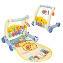 Mata edukacyjna chodzik pchacz z pianinkiem 2w1 Bibi-inn niebieska Mata edukacyjna chodzik pchacz z pianinkiem 2w1 Bibi-inn niebieska