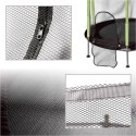 Trampolina do domu ogrodu dla dzieci siatka piłki 140cm 55inch zielona Trampolina do domu ogrodu dla dzieci siatka piłki 140cm 55inch zielona