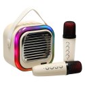 Głośnik do karaoke USB Bluetooth kremowy Głośnik do karaoke USB Bluetooth kremowy