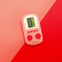Gra elektroniczna zręcznościowa mini konsola przenośna kieszonkowa tetris różowa Gra elektroniczna zręcznościowa mini konsola przenośna kieszonkowa tetris różowa
