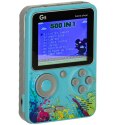 Konsola przenośna do gier mini elektroniczna retro 500 gier niebieska Konsola przenośna do gier mini elektroniczna retro 500 gier niebieska