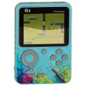 Konsola przenośna do gier mini elektroniczna retro 500 gier niebieska Konsola przenośna do gier mini elektroniczna retro 500 gier niebieska