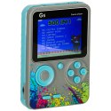 Konsola przenośna do gier mini elektroniczna retro 500 gier szara Konsola przenośna do gier mini elektroniczna retro 500 gier szara