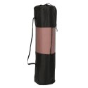 Mata do ćwiczeń jogi gimnastyczna treningowa fitness karimata gruba 1,5cm różowa + pokrowiec Mata do ćwiczeń jogi gimnastyczna treningowa fitness karimata gruba 1,5cm różowa + pokrowiec