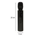 Mikrofon bezprzewodowy karaoke dla dzieci głośnik Bluetooth 2000mAh karta SD USB wysoka jakość czarny Mikrofon bezprzewodowy karaoke dla dzieci głośnik Bluetooth 2000mAh karta SD USB wysoka jakość czarny