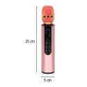 Mikrofon bezprzewodowy karaoke dla dzieci głośnik Bluetooth 2000mAh karta SD USB wysoka jakość różowy Mikrofon bezprzewodowy karaoke dla dzieci głośnik Bluetooth 2000mAh karta SD USB wysoka jakość różowy