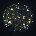 Projektor gwiazd nieba lampka nocna LED USB planetarium planety 12 dysków 360° timer Projektor gwiazd nieba lampka nocna LED USB planetarium planety 12 dysków 360° timer