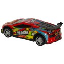 Samochód RC sportowy zdalnie sterowany na pilot auto wyścigowe drift z LED światłami czerwony Samochód RC sportowy zdalnie sterowany na pilot auto wyścigowe drift z LED światłami czerwony