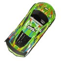 Samochód RC sportowy zdalnie sterowany na pilot auto wyścigowe drift z LED światłami zielony Samochód RC sportowy zdalnie sterowany na pilot auto wyścigowe drift z LED światłami zielony
