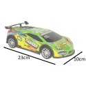 Samochód RC sportowy zdalnie sterowany na pilot auto wyścigowe drift z LED światłami zielony Samochód RC sportowy zdalnie sterowany na pilot auto wyścigowe drift z LED światłami zielony
