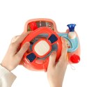Zabawka interaktywna kierownica dla dzieci symulator muzyka dźwięki różowa Zabawka interaktywna kierownica dla dzieci symulator muzyka dźwięki różowa