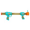 Pistolet na kulki karabin na piankowe naboje solidny dla dzieci gra 2w1 niebieski Pistolet na kulki karabin na piankowe naboje solidny dla dzieci gra 2w1 niebieski
